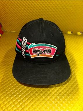 Black Retro Logo Snapback Hat